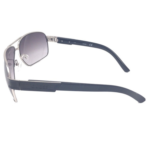 Guess Men's Black Silver Metal Sunglasses - Picture 3 of 7
